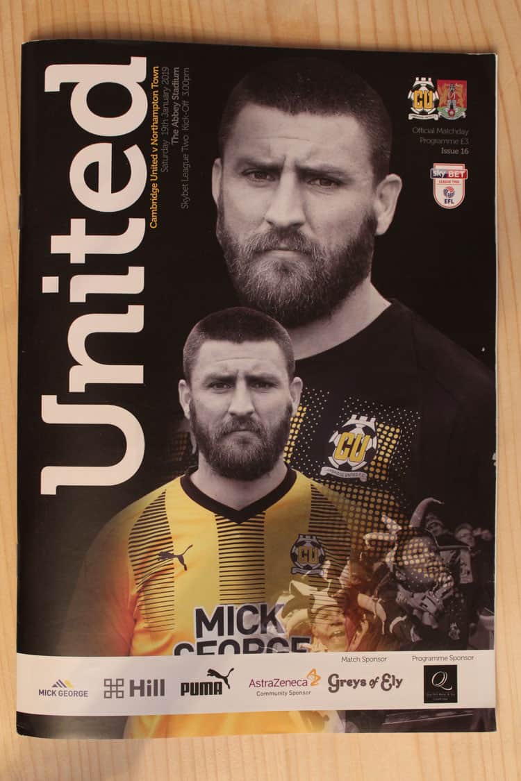 Cambridge United FC v Northampton Town FC